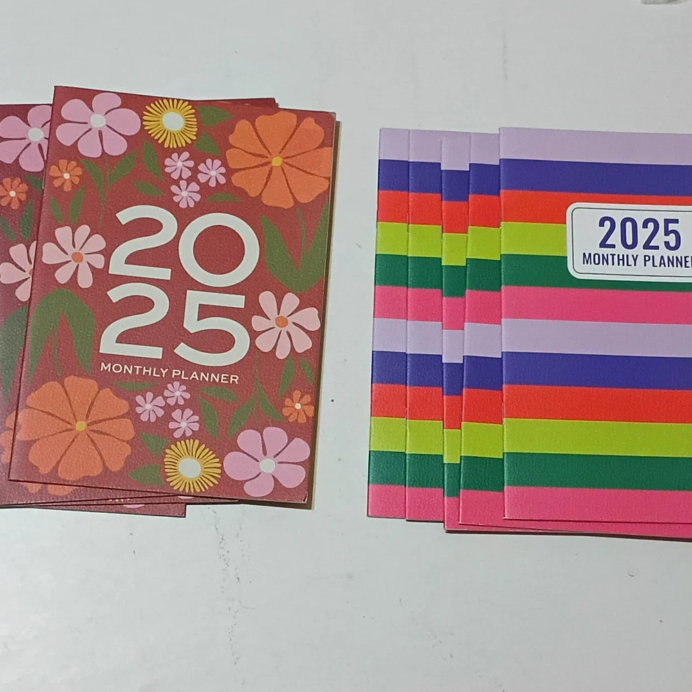 10 Colorful 2025 Monthly Planners 32 pages